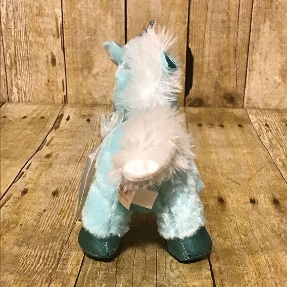 DanDee Blue Unicorn Plush 6.5” - Picture 5 of 8